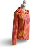 Honeycomb Tie Dye Hoodie Orange Size XL Photo 1