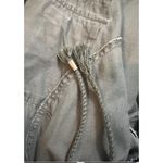 Charlotte Russe Green Military Jean Jacket Plus Size 2X Faux Leather Sleeve Photo 5