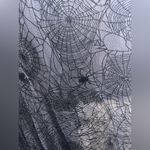 Black Milk CorpseBride Goth Burned Velvet Spider Threads Handkerchief Dress Sz M Photo 4