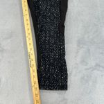 Lululemon Crop Leggings Black Speckled Athletic Yoga Pants Activewear Size 10 Photo 6