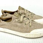 Tretorn  Meg Cotton Twill Beige Sneakers - Size 5 Photo 2