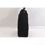 Gucci  Black Suede Bamboo Handbag EUC Photo 3