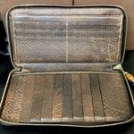 Gucci Bamboo Zipper Pull GG Web Canvas and Leather Continental Wallet and Clutch Photo 13