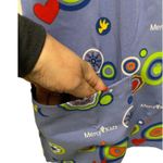 NWT Scrubs and Beyond Scrub Top SMALL Mercy Kids Print Crossover V Photo 1