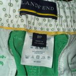 Lands' End Women's Bermuda Shorts Size 8 Petite Green Cargo Lightweight Preown Photo 5