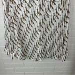 Chico's Chico’s Leopard Animal Patterned Button Down Shirt Size L Photo 4