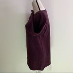 Loft  Classic Purple Boatneck Ribbed Sweater size XS New Photo 2