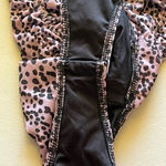 Topshop  womens purple black leopard strappy bodysuit snap closure 6 Photo 7