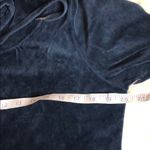 Juicy Couture  Velvet Navy Blue Logo Jacket Size L Photo 3