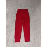 Kate Spade Beyond Yoga Red Bow Activewear Leggings Xs Stretch Cropped Photo 2