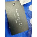 Kate Spade  New‎ York Blue W/white Dot Oblong Scarf Designer Feminine NWT Photo 2