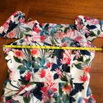 Parker  Floral Pink Off Shoulder Cold Shoulder L Photo 9