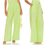We Wore What High Rise Pleated Pant in Sharp Green Size 8 Photo 1