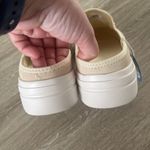 Hey Dude  Women Sz 10 Austin Lift Classic Custard Beige Suede Mules Shoes NWT Photo 2