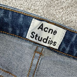 Acne Studios  Row Str Vintage Jeans Stretch Mide-Rise Ankle Crop Straight 27/32 Photo 7
