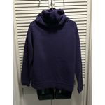 Nike Purple/Black Hoodie Sweatshirt Size Medium Long Sleeve Logo Graphic Pocket Photo 3