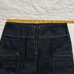 Marithe Francois Girbaud dark wash denim midi skirt Sz small Blue Photo 7