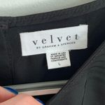 Velvet Black bell sleeve button back‎ shirt size large Photo 1