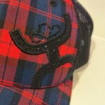 Hooey plaid adjustable SnapBack cap. Red Photo 1