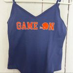Victoria's Secret PINK Victoria Secret Collegiate Football Sporty Bodysuit Sz L Photo 1