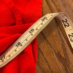 J.crew red orange jersey ruffle neck off shoulder midi dress M Size M Photo 7