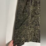 Free People Intimately Black and Gold Metallic Racerback Tank Top Photo 3