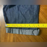 Vince . Dark Wash Lightweight Cropped Denim Jeans Cuffed Hem Luxe Size 12 Photo 2