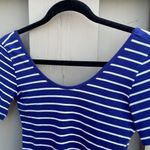 Forever 21  Essentials Blue & White Striped Mini Dress Photo 5