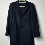 Playboy VTG Black Wool Blend Pea Coat XL Photo 0