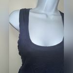 Theory  Black Navy Ombré Racerback‎ Chest Pocket Tank Top EUC Size S Photo 2