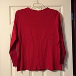 st. john's bay NWT St John’s Bay Long Sleeve Red Tee 1X Photo 2