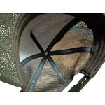 prAna Patterned Trucker Hat Olive Green Brown Mesh Back Adjustable Cap Photo 4