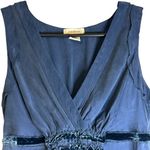 Sundance midnight blue sleeveless silk dress size 2 Blue Photo 2