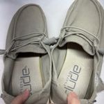 Hey Dude Grey Wendy  Shoes Women's Size 12 Casual Slip On Canvas Shoes Photo 2