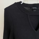 EUC | By & By women’s cutout choker neck sweater dress‎ — small Black Photo 1