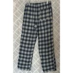 American Eagle Heritage Buffalo Plaid Flannel Pajama Pant Small Spellout Holiday Photo 4