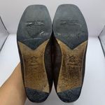 Donald J Pliner Shoes Women 5.5M Seana flats Brown Reptile Embossed Italy Size 5.5 Photo 3