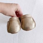 UGG  • Clair Loafer slip on metallic gold leather laser cut perforated moccasin Photo 8