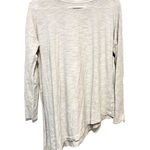 Lululemon  Shirt Women Sz Medium Long Sleeve Heather Grey Crewneck Asymmetrical Photo 0