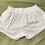 Lululemon White Hotty Hot Low Rise 2.5” Shorts Photo 0