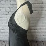 Gia & co satin black halter dress size 4 Photo 6