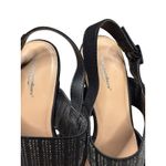 CloudWalkers by Avenue Black Rhinestone Slingback Heels Holidays Glam 11 Wide Size undefined Photo 5