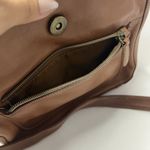 Fossil Vintage  Purse Genuine Original Leather Brown Tan Classic Crossbody Bag Photo 10