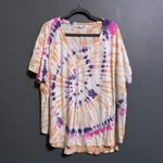C&C California Tye dye flowy comfy top size 3X Photo 0