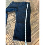 Well Worn  Velvet Capri Pants Women 12 Black Neutral Dark Academia Twee Texture Photo 6