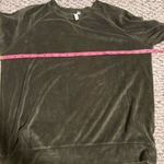 & Other Stories & Other Stories Green Velour Crewneck Pullover- Size 6 Photo 4