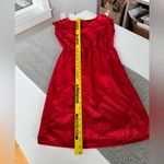 Banana Republic Factory Coral Red Cutout Midi Sleeveless Dress w Pockets Size 0 Photo 7