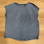 Lululemon Women’s Get Set Short Sleeve Shirt Tempest Blue White Size S Photo 2