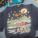 Hanes Vintage Christmas Sweatshirt Photo 1