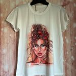 Handmade  T Shirts By Paty Custom Airbrushed Redhead Woman Graphic T Shirt Photo 0